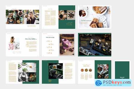 Green Duo Pack Magazine Templates