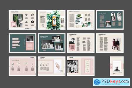 Green Duo Pack Magazine Templates
