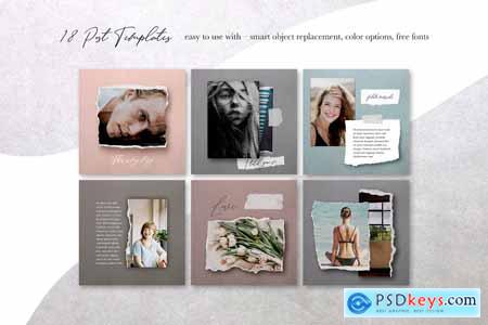 Paperly 1  Instagram Post Templates