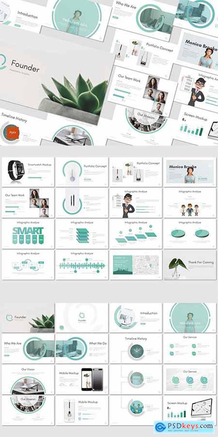 Founder - Powerpoint Google Slides and Keynote Templates