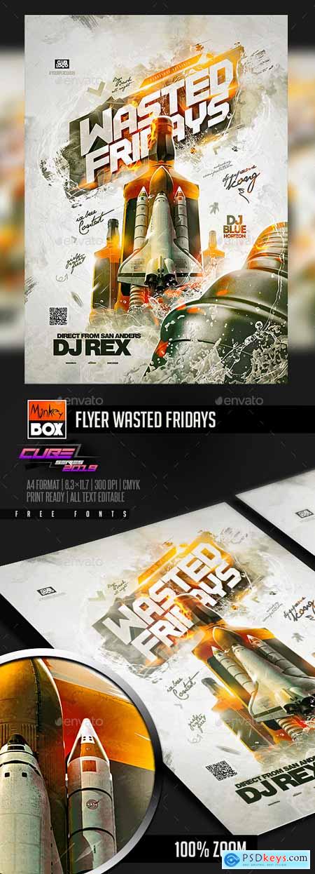 Flyer Wasted Fridays