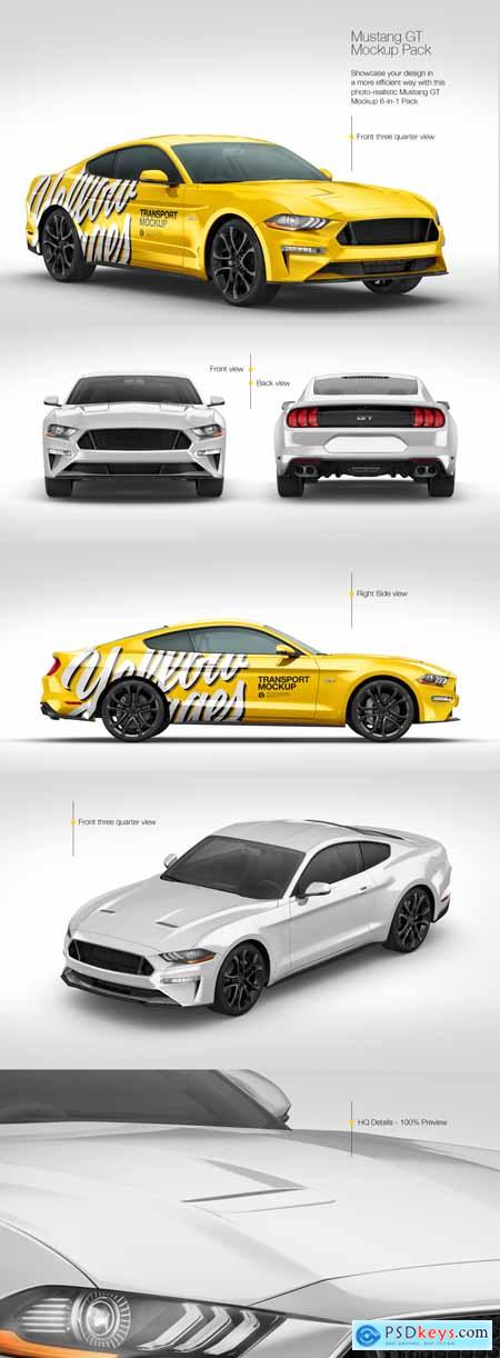 Mustang GT Mockup Pack