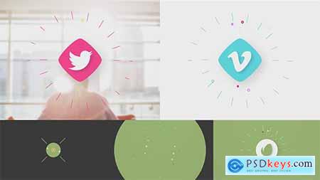 Videohive Flat Shapes Logo Reveal Free