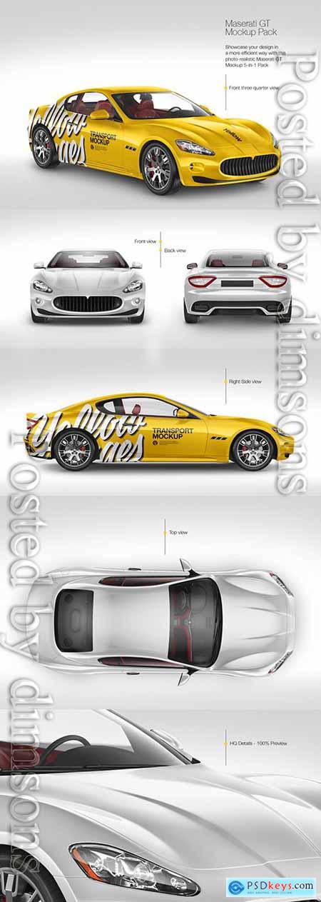 Maserati GT Mockup Pack