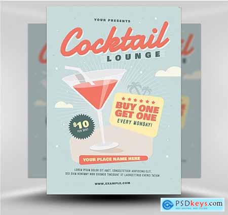 Cocktail Lounge Flyer