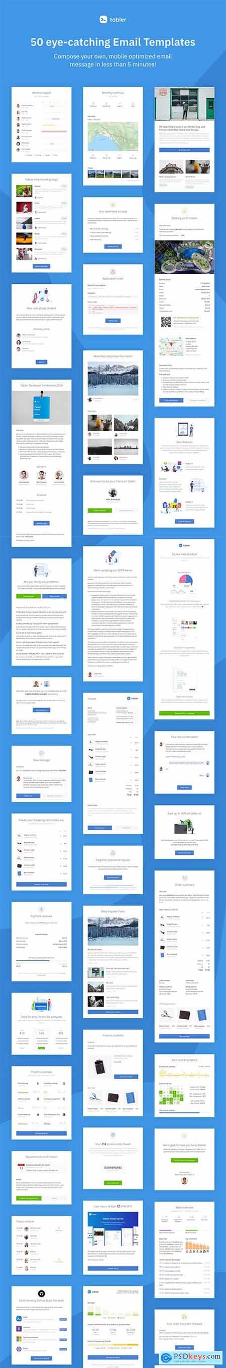 50 HTML Email Templates