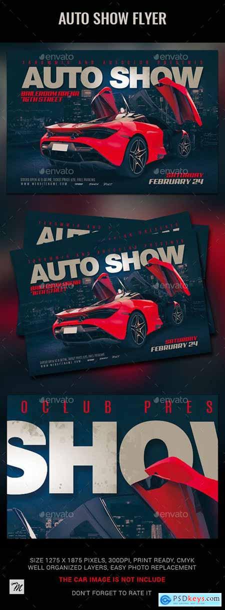 Graphicriver Auto Show Flyer