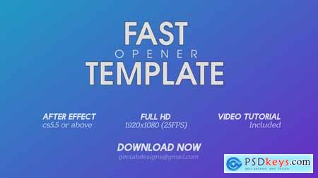 Videohive Fast Opener 3 Free