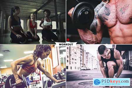 Workout Photoshop Actions