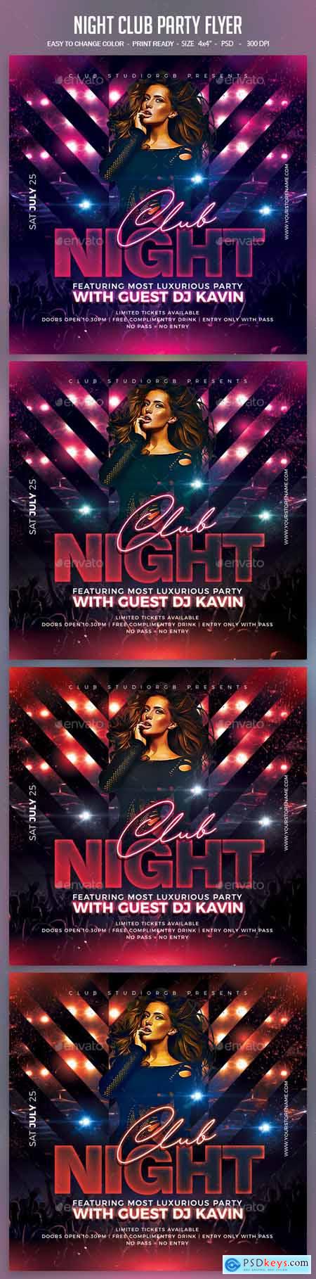 Graphicriver Night Club Party Flyer