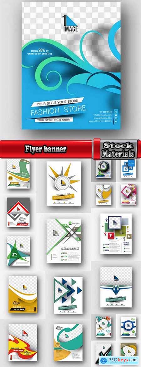 Flyer banner advertising poster signboard invitation card business card 20 EPS