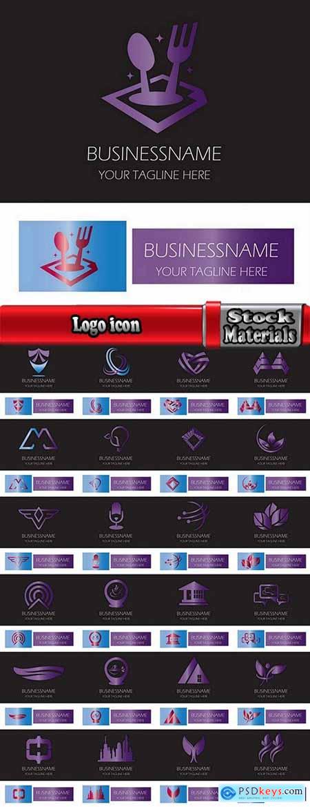 Logo icon business element advertising poster signboard 4-25 EPS