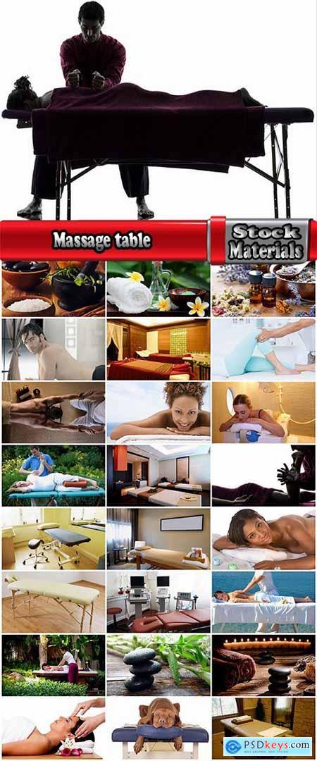 Massage table cabinet medicine oil salt rest 25 HQ Jpeg
