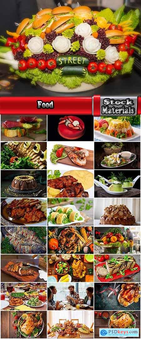 Food delicacy grilled meat seafood chicken sweetness cake salad 25 HQ Jpeg