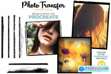Creativemarket Procreate Photo Transfer Brushes