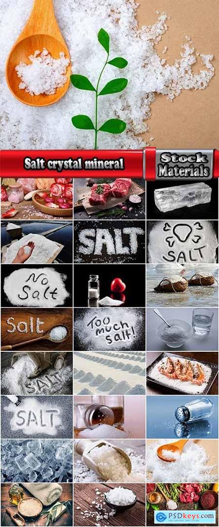 Salt crystal mineral harmful food 25 HQ Jpeg