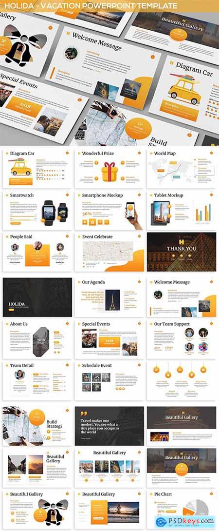Holida - Vacation PowerPoint Template
