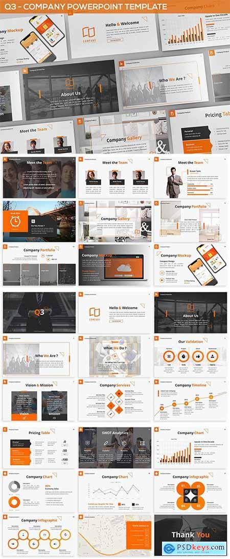 Q3 - Company Powerpoint Template