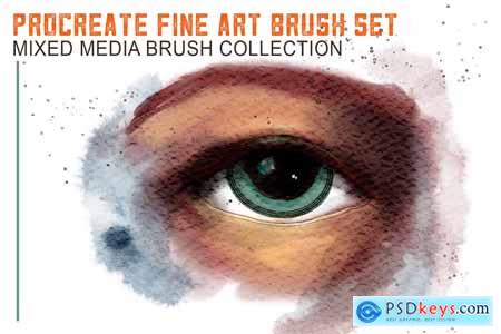 Creativemarket Procreate Mixed Media Brushes