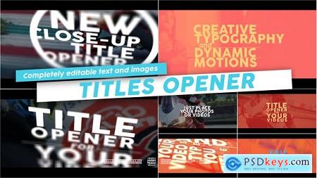 Videohive Titles Opener Free