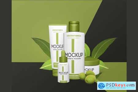 Mockup Cosmetic Packaging PSD