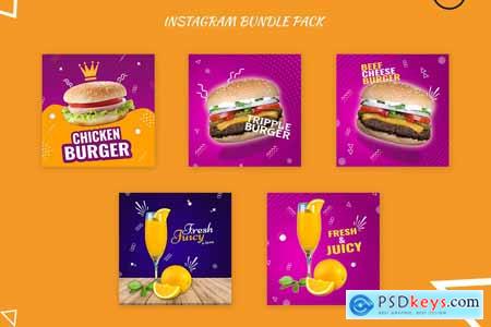 Creativemarket 10 Food Instagram Bundle Pack