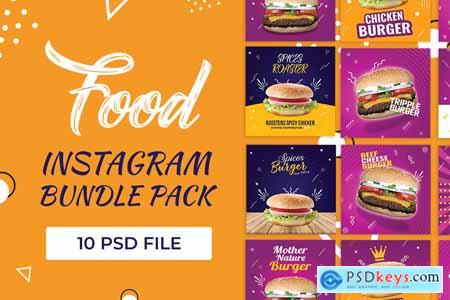 Creativemarket 10 Food Instagram Bundle Pack