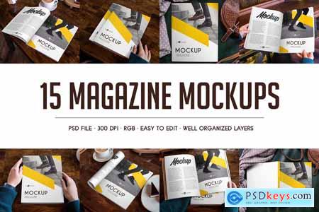 15 Magazine MockUps
