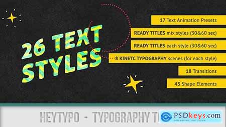 Videohive Heytypo Typography Toolkit Free