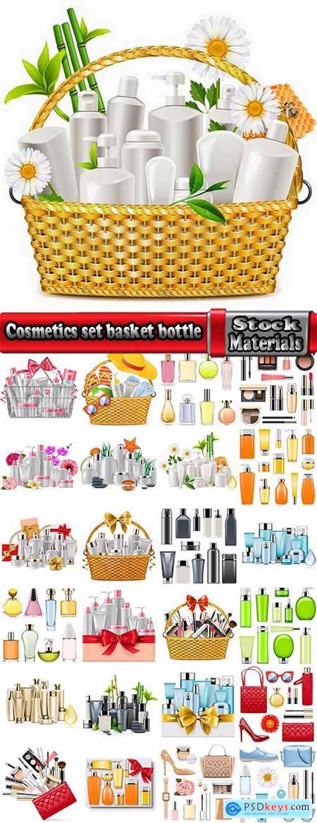 Cosmetics set basket bottle capacity bottle 25 EPS