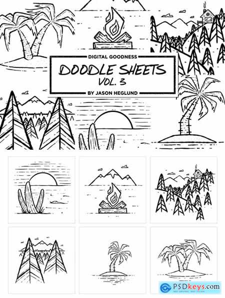 Doodle Sheets Vol. 3
