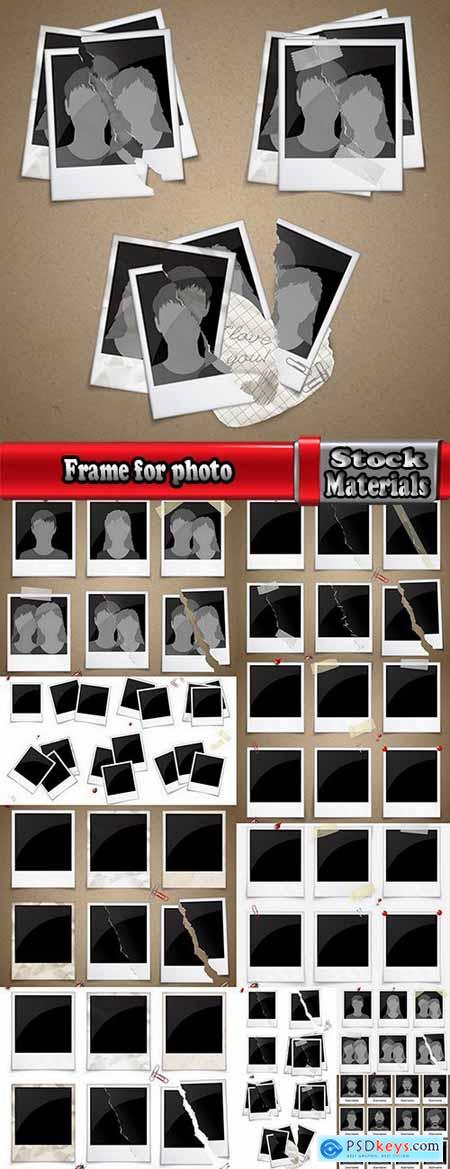 Frame for photo portrait picture 12 EPS