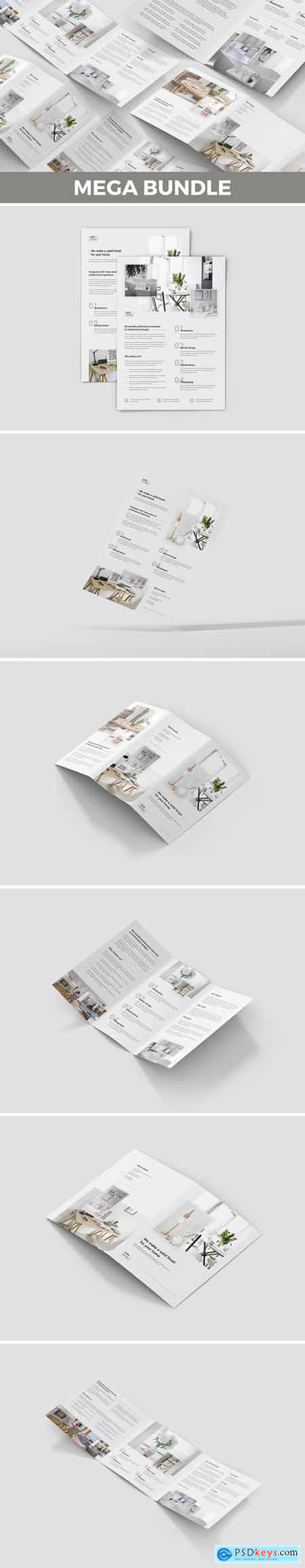Architectural Studio  Brochures Bundle 5 in 1