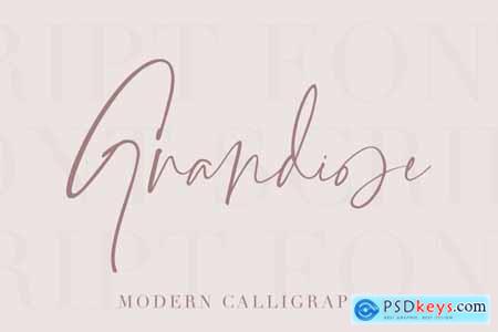 Grandiose - Stylish Signature Font