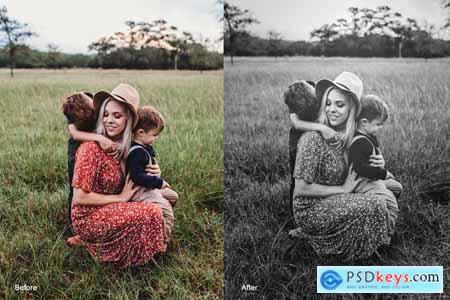 Black & White Photoshop Actions