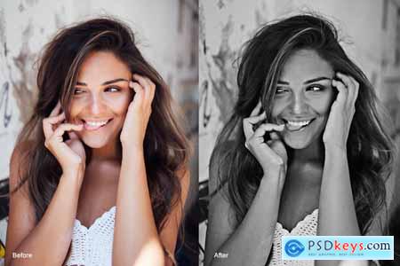 Black & White Photoshop Actions