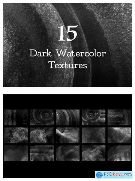 Dark Watercolor Textures (Vol.1)
