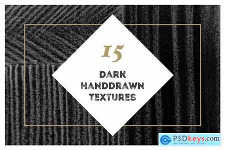Dark Handdrawn Textures (Vol.1)