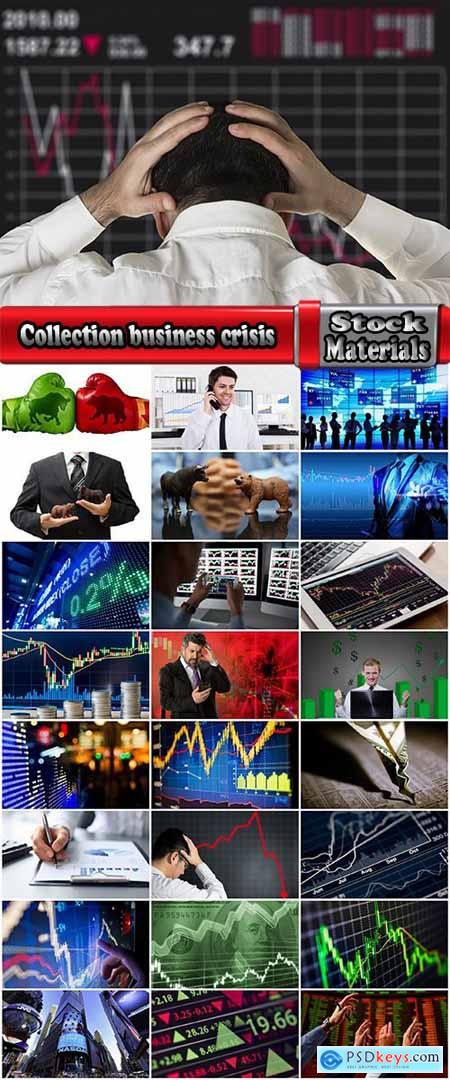 Collection business crisis diagram exchange success market research marketing 25 HQ Jpeg