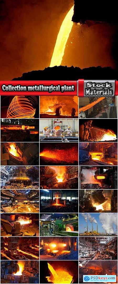 Collection metallurgical plant metal rolling molten metal steel raw materials ore 25 HQ Jpeg