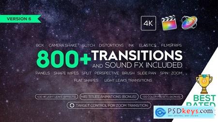 Videohive FCPX 725+ Transitions and Sound FX v5.8 Free