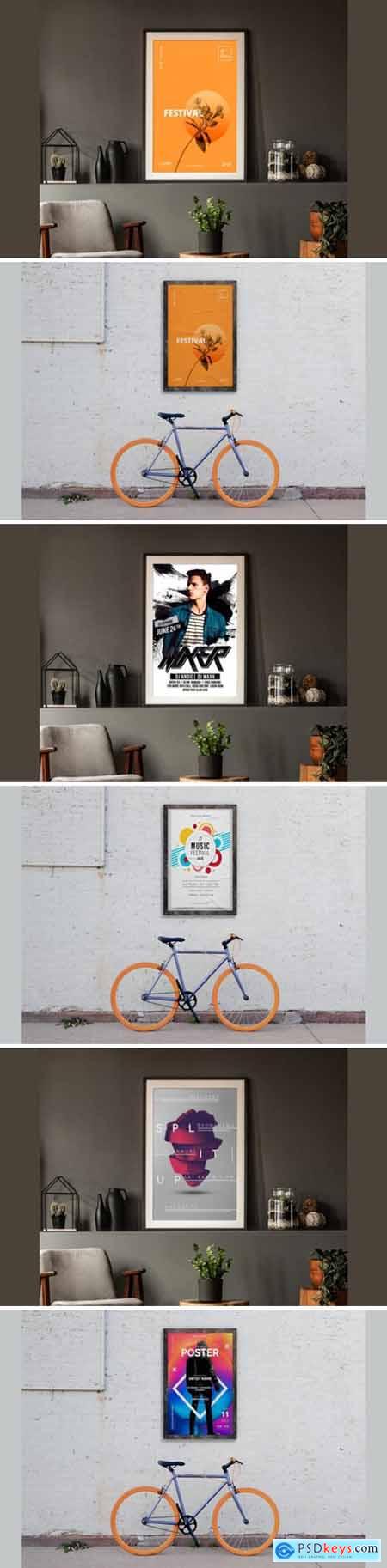 Posters & Frames Mockups PSD