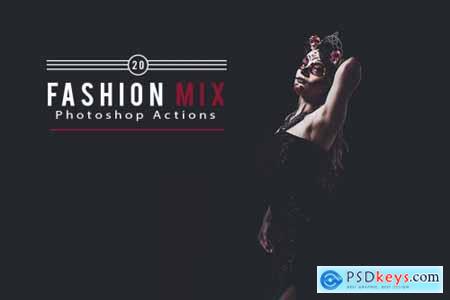 20 Fashion Mix Photoshop Actions