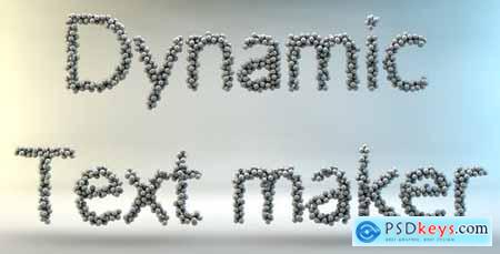 Videohive Dynamic Text Maker Free