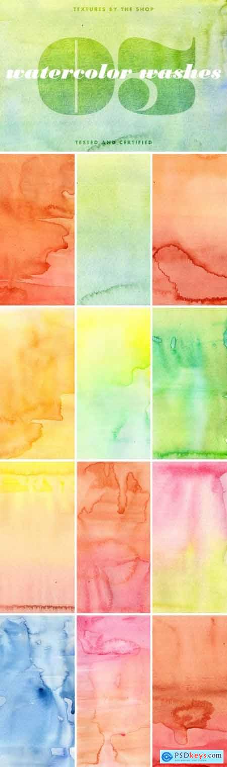 Watercolor washes textures volume 03