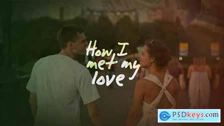 Videohive How I Met My Love - Slideshow Free
