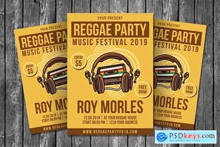 Reggae Party Flyer Template