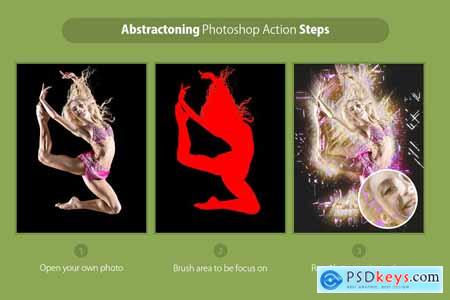 Abstractoning Photoshop Action