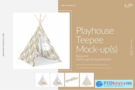 Playhouse Teepee Mock-ups