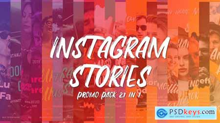 Videohive Instagram Stories Promo Pack 21 in 1 Free